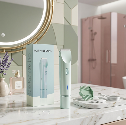 Rasoir Électrique Femme 2-en-1 Étanche IPX7