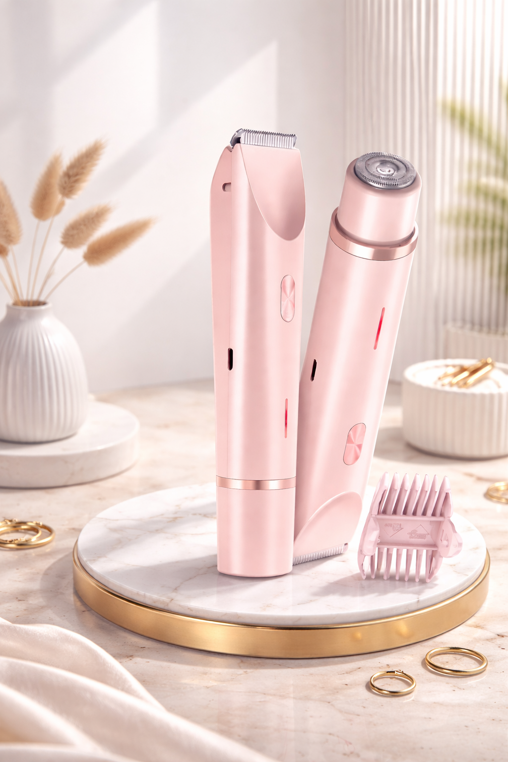 Rasoir Électrique Femme 2-en-1 Étanche IPX7